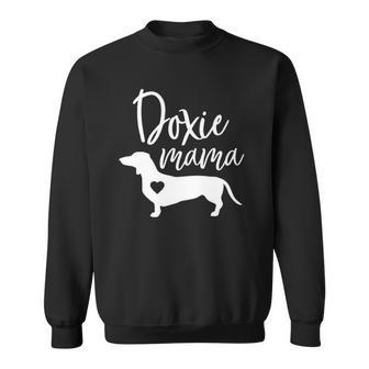 Doxie Mama Dachshund Mom Funny Wiener Dog Gift Sweatshirt | Mazezy