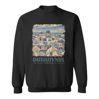 Dubrovnik Croatian Pride Croatia Dubrovnik City Sweatshirt | Mazezy