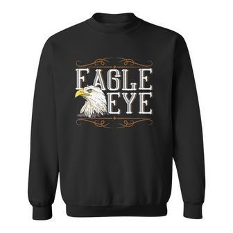 Eagle Eye Us Pride Gift 4Th Of July Eagle Sweatshirt - Thegiftio UK