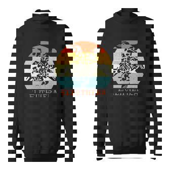 Eleuthera Bahamas Vintage Retro Tribal Sea Turtle Vacation Sweatshirt - Thegiftio UK