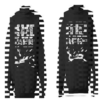 Elk & Deer Shed Antler Hunting Map Hunter Vintage Sweatshirt - Thegiftio