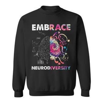 Embrace Neurodiversity Funny V4 Sweatshirt | Favorety UK