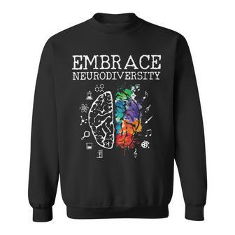 Embrace Neurodiversity Funny V5 Sweatshirt | Favorety DE