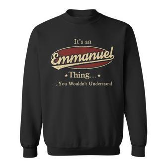 Emmanuel Shirt Personalized Name Gifts T Shirt Name Print T Shirts Shirts With Name Emmanuel Sweatshirt - Seseable