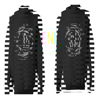 Enl Teacher Squad English New Language Squad Crew Sweatshirt - Thegiftio UK