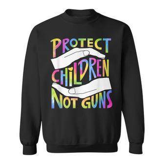 Enough End Gun Violence Stop Gun Protect Children Not Guns Sweatshirt | Mazezy