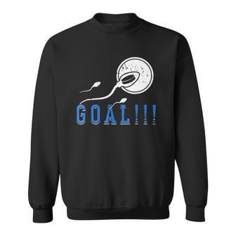 Expectant Father First Time Future Daddy Dad Hockey Sweatshirt | Mazezy