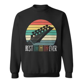 Father Grandpa Best Dad Ever Guitar Music Vintage S Day539 Family Dad Sweatshirt - Monsterry UK
