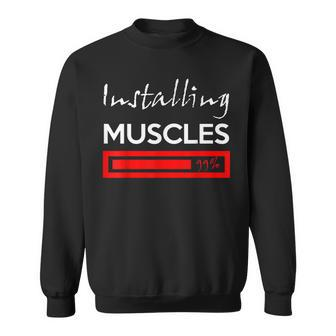 Fitness Workout Gym Motivation Muscle Quote Sweatshirt - Thegiftio UK
