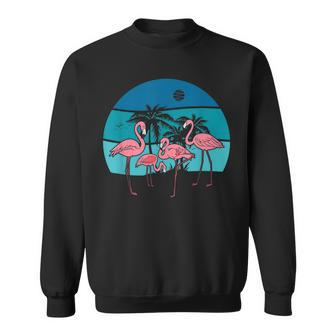 Flamingo Family Exotic Bird Summer Tropical Animal Flamingo Sweatshirt - Thegiftio UK