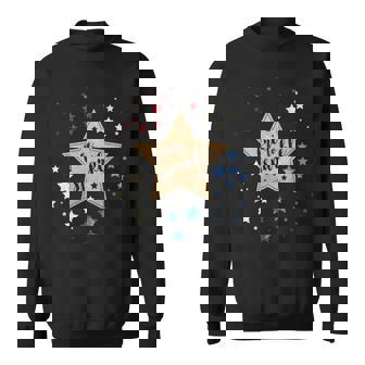 Fourth Of July Red Blue Free Sparkle White Fireworks Sweatshirt - Thegiftio