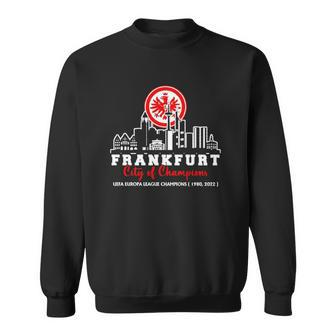 Frankfurt City Of Champion Uefa Europa League Champions Sweatshirt | Mazezy