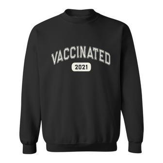 Fully VACCINATED 2021 Pro Science I Got Vaccine Shot Red V2 Sweatshirt - Monsterry AU