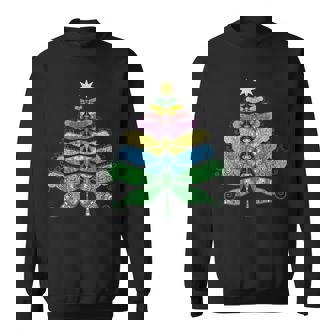 Fun Dragonfly Ugly Christmas Sweater I Insect Christmas Tree Sweatshirt - Thegiftio