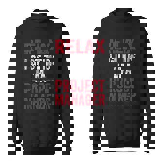 Fun Project Manager Quote - Project Management Graphic Art Sweatshirt - Thegiftio