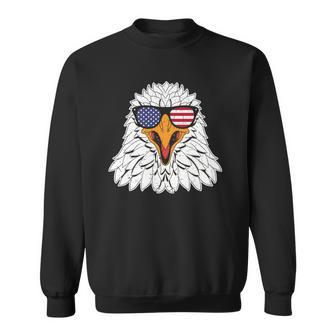 Funny 4Th Of July Eagle Patriotic American Flag Cute Eagle Sweatshirt | Mazezy