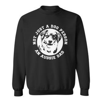 Funny Aussie Dad Australian Shepherd Dog Dad Fathers Day Sweatshirt | Mazezy