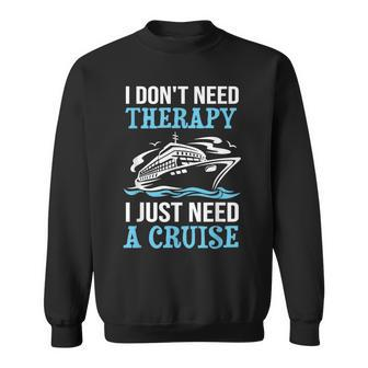 Funny Cruise Ship Wear For Men Women & Kids Beach Vacation V3 Sweatshirt - Seseable