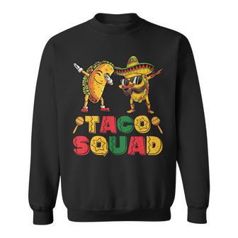 Funny Dabbing Taco Cinco De May Mexican Food V3 Sweatshirt | Favorety