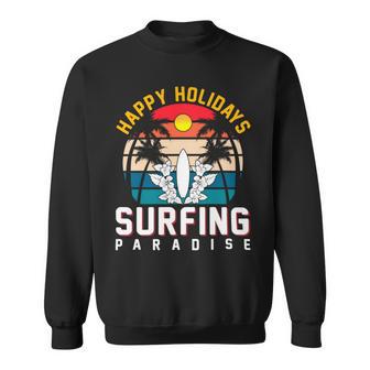 Funny Enjoy The Summer Holiday Summer Surfing Paradise Sweatshirt | Favorety UK