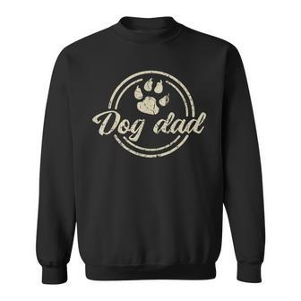 Funny Father Design Cool Fathers Day For Lovers Dog Father Sweatshirt - Thegiftio UK