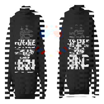 Funny Fireworks Patriotic 4Th Of July Just Here To Bang V2 Sweatshirt | Seseable UK