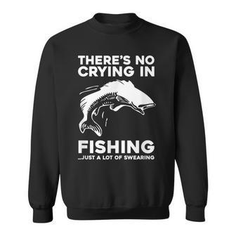 Funny Fishing - No Crying In Fishing Sweatshirt - Thegiftio UK
