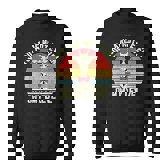 Funny Giraffe Not On My Level Vintage Giraffe Lover Sweatshirt - Thegiftio