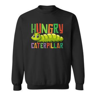 Funny Hungry Caterpillar Cute Colorful Insects Sweatshirt | Mazezy