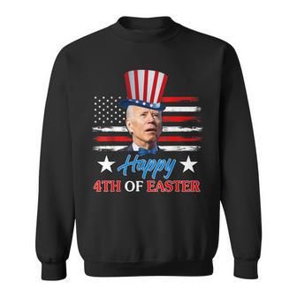 Funny Joe Biden Happy 4Th Of Easter Confused 4Th Of July Sweatshirt | Mazezy DE