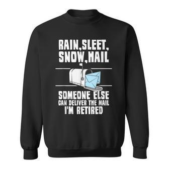 Funny Postal Worker Retirement Design For Mailman Men Women Sweatshirt - Thegiftio UK