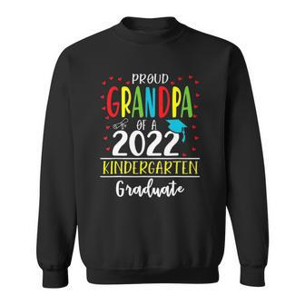 Funny Proud Grandpa Of A Class Of 2022 Kindergarten Graduate Sweatshirt - Thegiftio UK