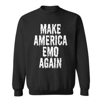 Funny Retired Emo Kid Sad Music Gift Goth Punk Scene Gothic Sweatshirt - Seseable