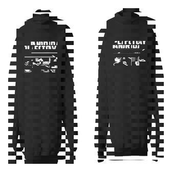 Funny Roofing Roofer - Plan For Today Coffee Roofing Beer Sweatshirt | Mazezy