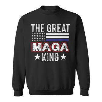 Funny The Great Maga King Trump 2022 Amp 2024 Sweatshirt | Favorety