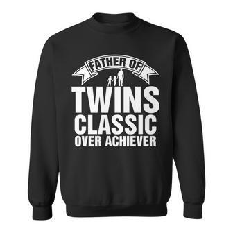 Funny Twin Dad Fathers Day Twin Daddy Sweatshirt - Thegiftio UK