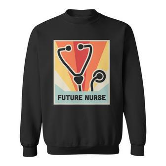 Future Nurse Retro Nursing Student Sweatshirt - Thegiftio UK