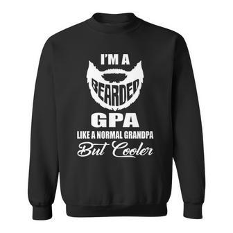 G Pa Grandpa Gift Bearded G Pa Cooler V2 Sweatshirt - Seseable