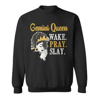 Gemini Queen Astrology Zodiac Sign Horoscope Birthday Sweatshirt - Seseable