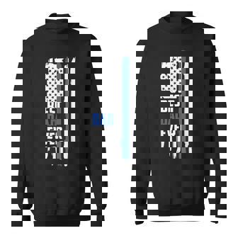 Gifts For Dad Mens Best Dad Ever American Flag Distressed Sweatshirt - Thegiftio