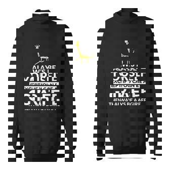Giraffe Lovers Funny Giraffe Sweatshirt - Thegiftio