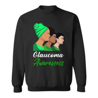 Glaucoma Awareness Green Women Glaucoma Glaucoma Awareness Sweatshirt | Favorety