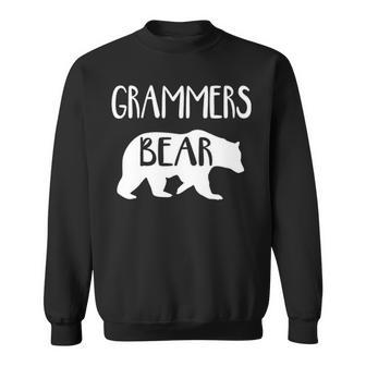 Grammers Grandma Gift Grammers Bear Sweatshirt - Seseable