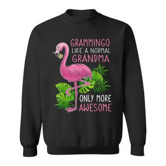 Grammingo Flamingo Lover Grandma Grandmom Grandmother Granny Sweatshirt - Thegiftio UK