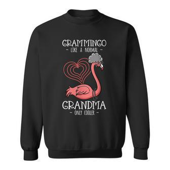 Grammingo Flamingo Lover Grandma Granny Grandmother Grandmom V2 Sweatshirt - Thegiftio UK