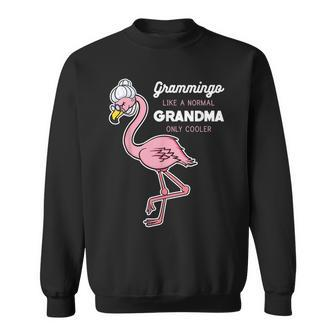 Grammingo Flamingo Lover Granny Grandma Grandmom Grandmother Sweatshirt - Thegiftio UK