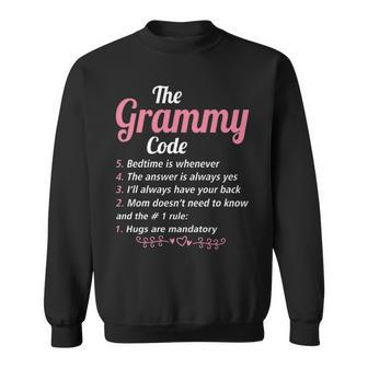 Grammy Grandma Gift The Grammy Code Sweatshirt - Seseable