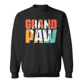 Grand Paw Dog Father Dog Dad Gift Sweatshirt - Monsterry UK