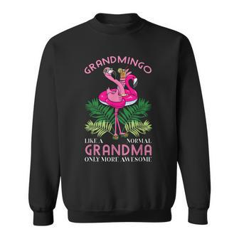 Grandmingo Grandmother Flamingo Lover Gramma Grandma Granny Sweatshirt - Thegiftio UK