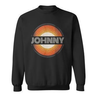 Graphic Tee First Name Johnny Retro Personalized Vintage Sweatshirt | Mazezy